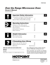 Hotpoint RVM1535 Manual de usuario
