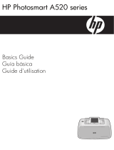HP (Hewlett-Packard) Photosmart A520 Printer series Manual de usuario