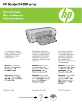 HP Deskjet D4300 Printer series Manual de usuario