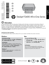 HP Deskjet F2400 All-in-One series Guia de referencia