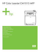 HP (Hewlett-Packard) Color LaserJet CM1015/CM1017 Multifunction Printer series Manual de usuario