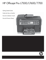 HP Officejet Pro L7500 All-in-One Printer series Manual de usuario
