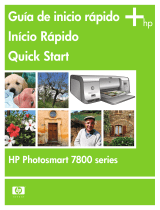 HP (Hewlett-Packard) Photosmart 7830 Manual de usuario