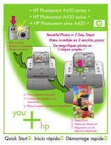 HP Photosmart A430 Portable Photo Studio series Manual de usuario