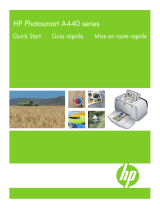 HP Photosmart A440 Camera and Printer Dock series Manual de usuario