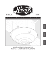 Hunter Fan 82020 Manual de usuario