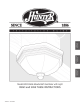 Hunter Fan BELLE MEADE 82023 Manual de usuario