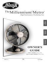 Hunter Fan Millennium/Metro 9103x Manual de usuario