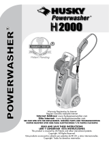 Husky POWERWASHER H2000 Manual de usuario