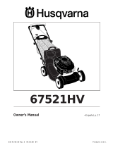 Husqvarna 67521 HV Manual de usuario