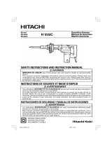 Hitachi H 55SC Manual de usuario