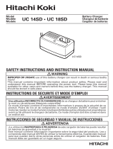 Hikoki UC 18SD Manual de usuario