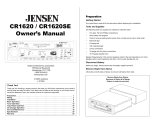Jensen CR1620SE El manual del propietario