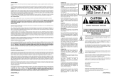 Jensen JHT525 Manual de usuario