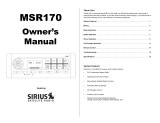 Jensen MSR170 El manual del propietario