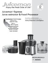 Juiceman JM2000S Guía del usuario