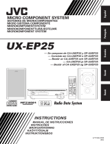 JVC UX-EP25 Manual de usuario