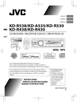 JVC CD/MP3 Manual de usuario