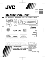 JVC KD-HDR61 Manual de usuario