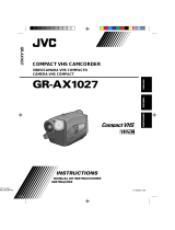 JVC GR-AX1027 Manual de usuario