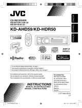 JVC KD-AHD59 - Radio / HD Manual de usuario