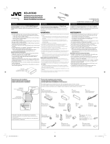 JVC KD-AVX40 Guía de instalación
