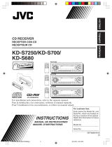 JVC KD-S700 Manual de usuario