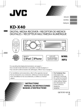 JVC KDX40 Manual de usuario