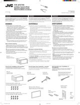 JVC KW-AVX706 Guía de instalación