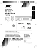 JVC KD-HDR40 Manual de usuario