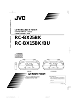 JVC RC-BX15BU Manual de usuario