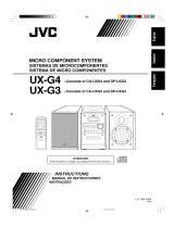 JVC CA-UXG3 Manual de usuario