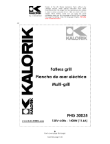 KALORIK Fatless Grill FHG 30035 Manual de usuario