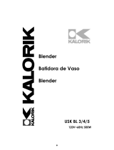 KALORIK - Team International Group Blender USK BL 3/4/5 Manual de usuario