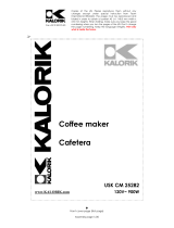 KALORIK - Team International Group Coffeemaker USK CM 25282 Manual de usuario
