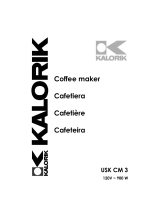 KALORIK - Team International Group Coffeemaker USK CM 3 Manual de usuario