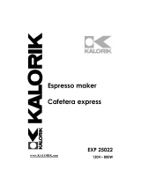 KALORIK - Team International Group Espresso Maker EXP 25022 Manual de usuario