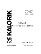 KALORIK - Team International Group Kitchen Grill USK GR 25125 Manual de usuario
