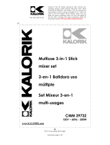 KALORIK - Team International Group Mixer CMM 39732 Manual de usuario