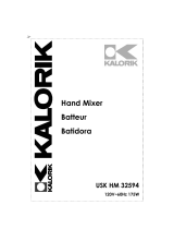 KALORIK - Team International Group Mixer USK HM 32594 Manual de usuario