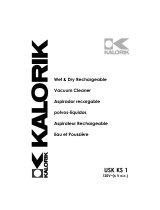 KALORIK Wet & Dry Rechargeable Vacuum Cleaner USK KS 1 Manual de usuario