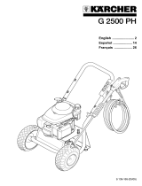 Kärcher G 2500 PH Manual de usuario
