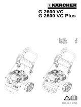 Kärcher G 2600 VC PLUS Manual de usuario