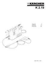 Kärcher K 2.19 Manual de usuario