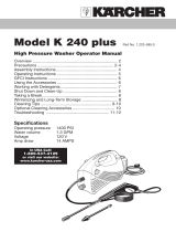 Kärcher K 240 Manual de usuario