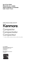Kenmore 1.4 cu. ft. Trash Compactor - Black El manual del propietario