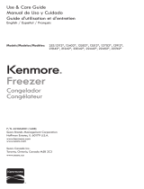Kenmore 13 cu. ft. Upright Freezer - White El manual del propietario