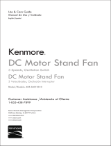 Kenmore 16'' Stand Fan w/ Advanced Motor Technology El manual del propietario