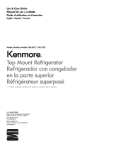 Kenmore 21 cu. ft. Top Freezer Refrigerator w/ Humidity-Controlled Crispers - Biscuit El manual del propietario