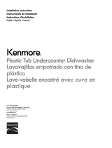 Kenmore 24'' Built-In Dishwasher - Stainless Steel ENERGY STAR Guía de instalación